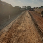 Example of Civil Engineering Work: Urban road under construction